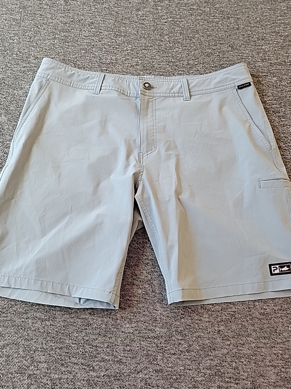 Pelagic Shorts Men's Size 38 Blue High Performance Deep Sea Hybrid Fishing